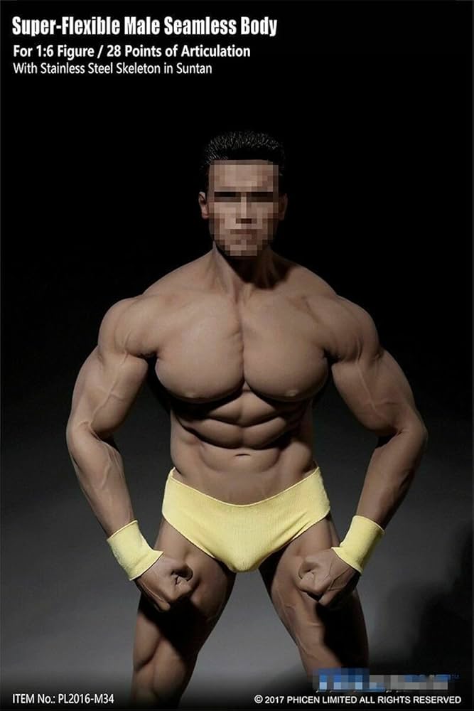 Amazon.com: 1/6 Scale Male Body,12inch Super Flexible Male